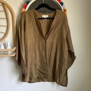 Vintage Bogari 100% Silk Tunic Top